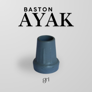 Baston Ayağı | Gri Kaymaz Baston Uç Takozu ve Yürüme Desteği