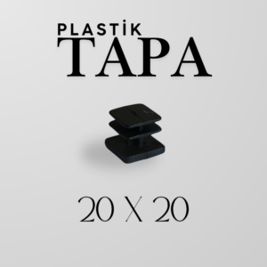Plastik Tapa 20×20 | Profil ve Boru Uyumlu Endüstriyel Kör Tapa