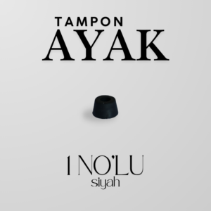 Tampon Ayak 1 No Siyah | Darbe ve Çizilmeye Karşı